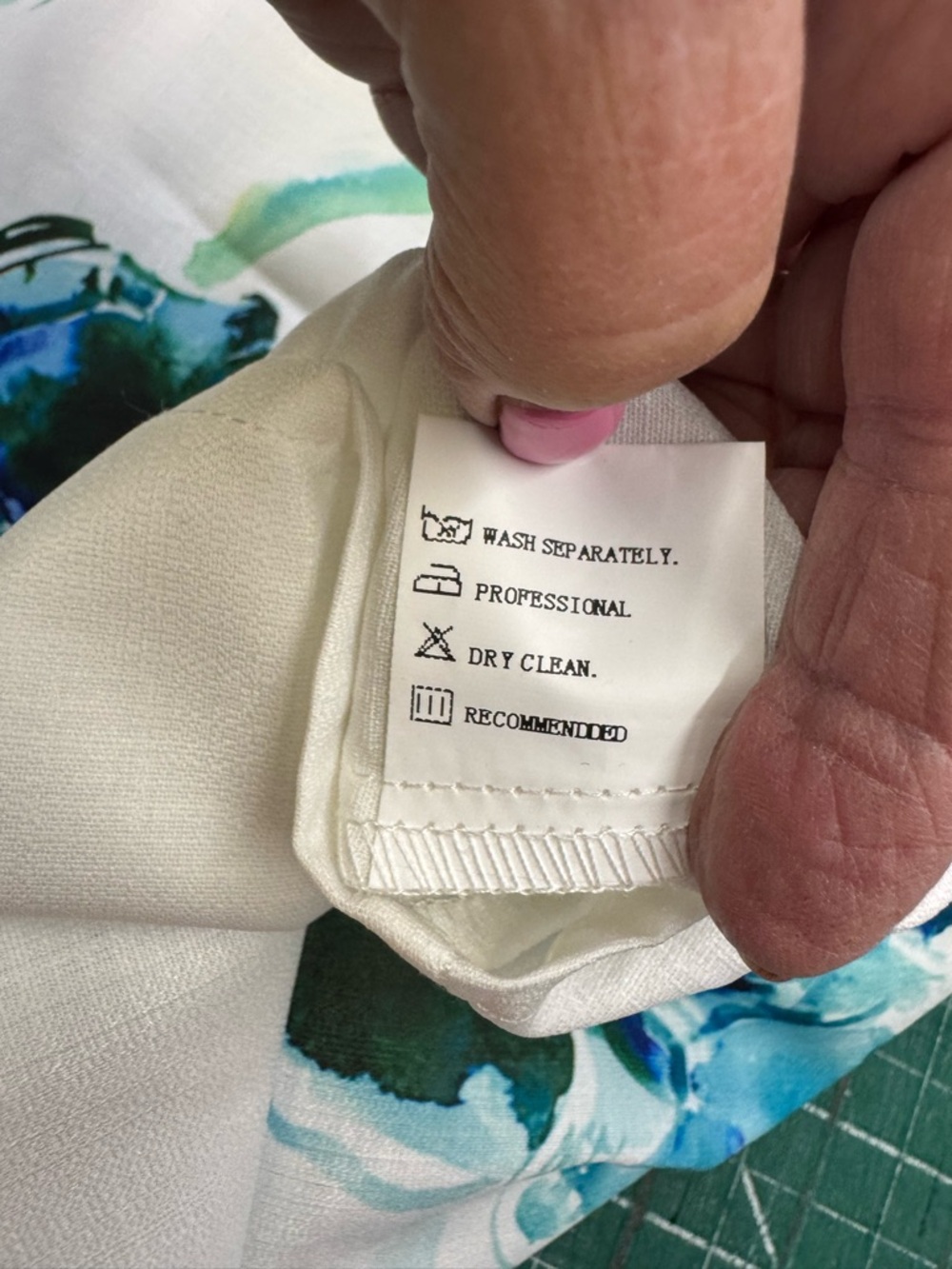 White Button-Down Shirt with Blue-Green Turtle Print - Picture 8 of 12